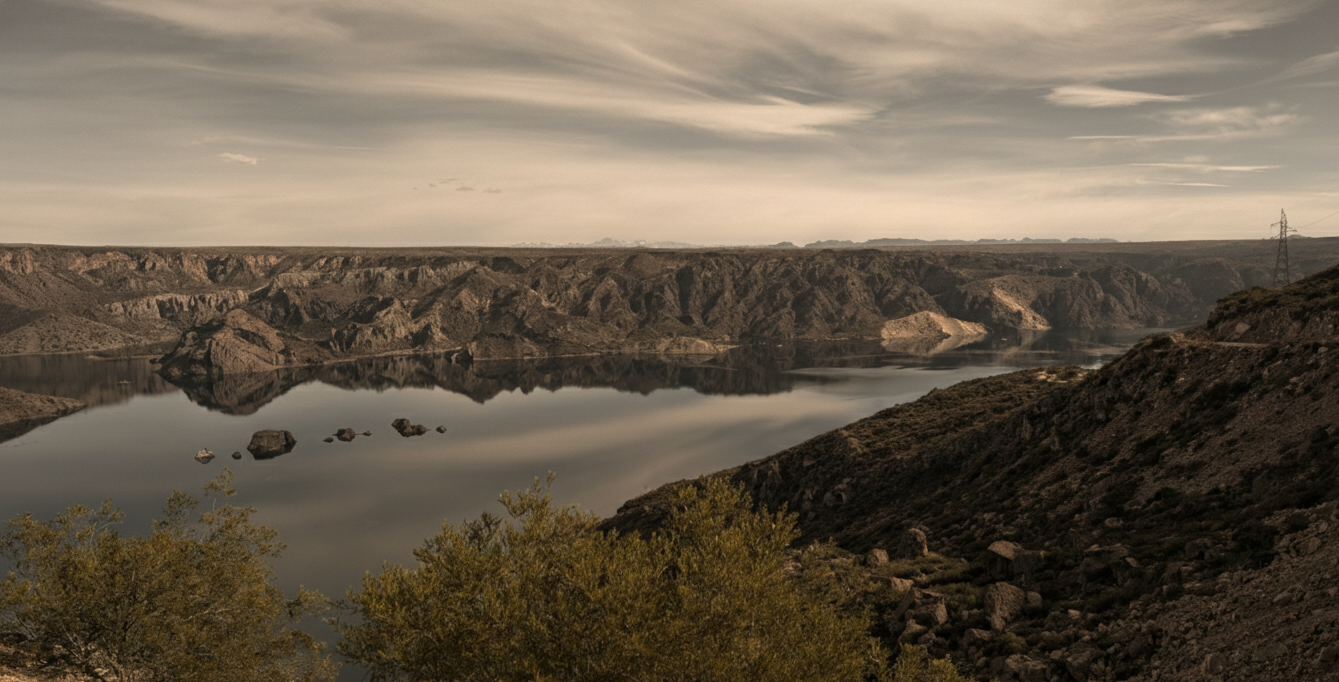 Luke Overlooking Vineyard
